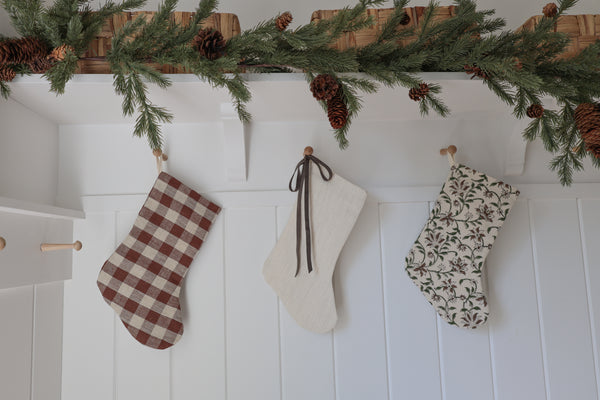 Amaryllis | Boho Christmas Stocking