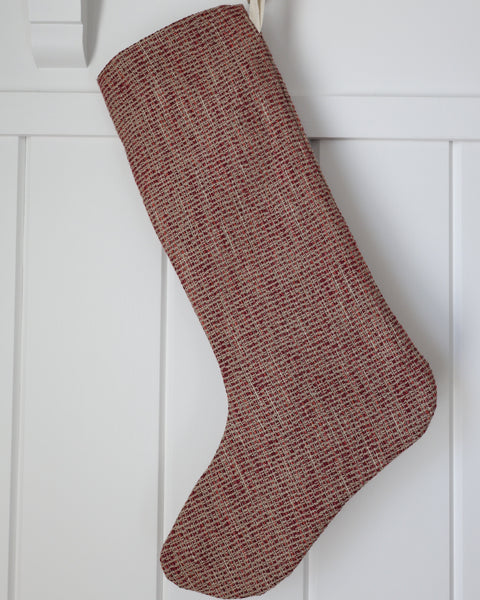 Veiling Brick | Small Minimal Christmas Stocking