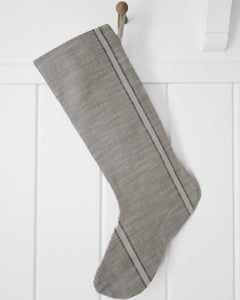 Weathered Stripe Holiday Stocking