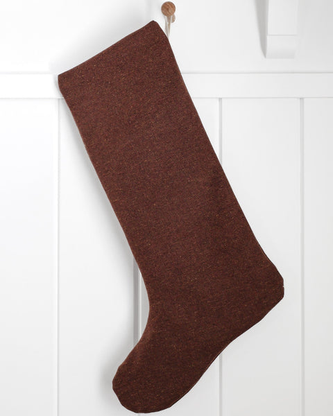 Pumpernickel Christmas Stocking | Large Minimal Design