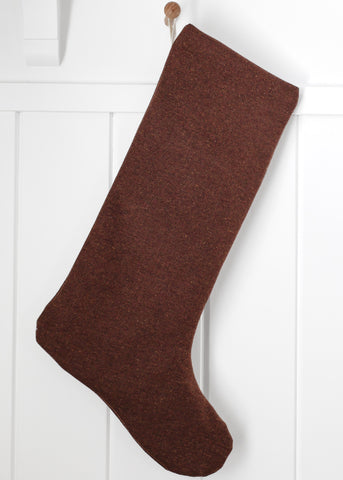 Pumpernickel Christmas Stocking | Large Minimal Design