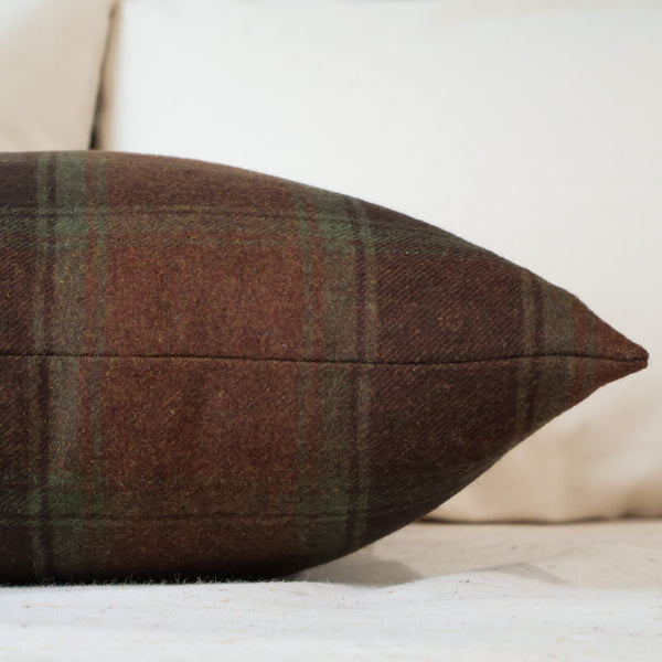 Young Philip Wool Plaid Pillow Cover