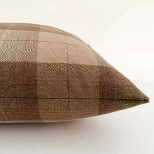 MacCarg Wool Plaid Pillow Cover
