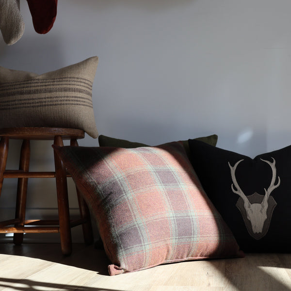 Young Philip Wool Plaid Pillow Cover