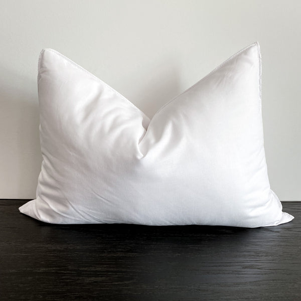 Sofa Pillow Insert Combo for Squares & 2 Lumbars ~ 6 Piece Design