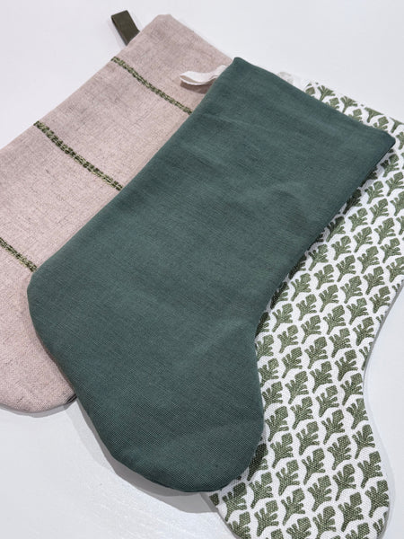 Boho Stocking Greens Set Of Three