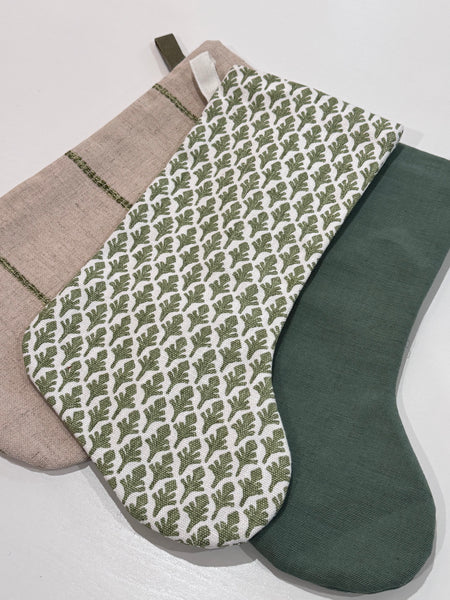 Boho Stocking Greens Set Of Three