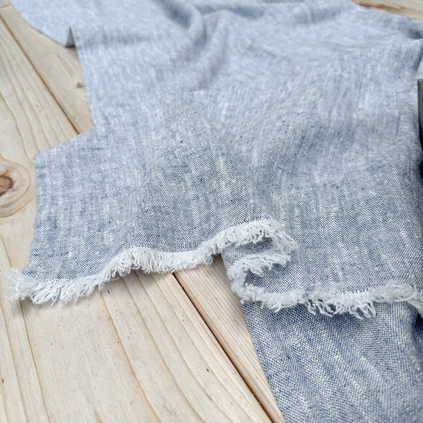 Blue Linen Table Runner