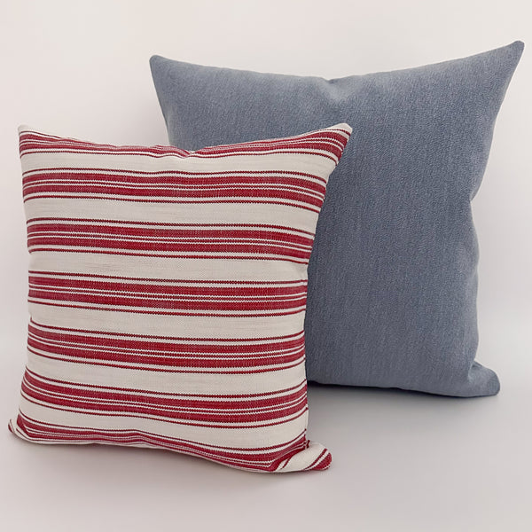 Bobbie Red Outdoor Pillow Cover (ON THE SHELF)