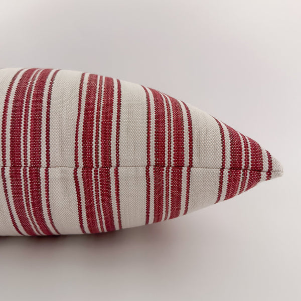 Bobbie Red Outdoor Pillow Cover (ON THE SHELF)