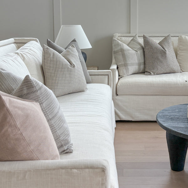 Gentleman's Checkered Plaid Pillow Cover