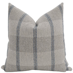 Mesa Stripe | Blue Pillow Cover