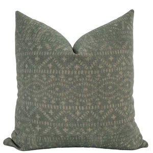 Elias | Gray Green Pillow Cover