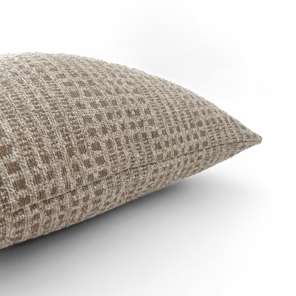 Patchwork Taupe Pillow Cover