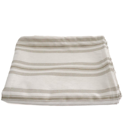 Perennial Stripe | Olive Table Cloth