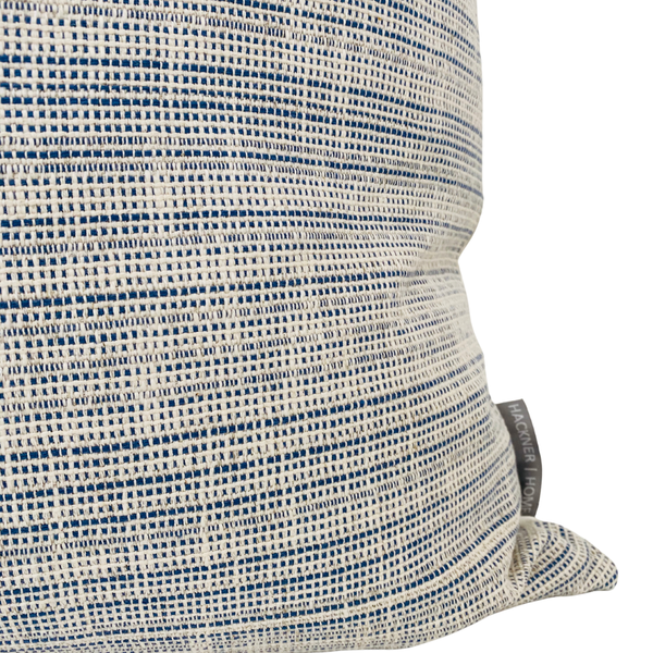 Textured Linen | Blue Pillow Cover