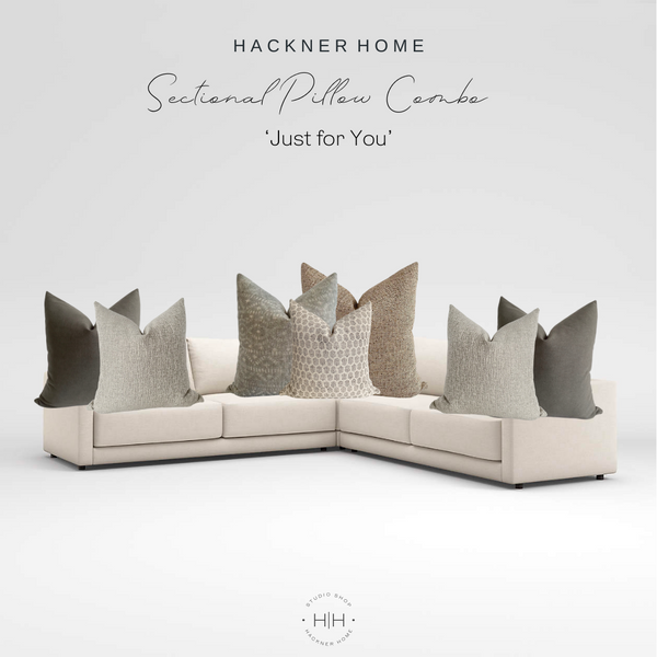 Sectional Pillow Combo 'Just for You'