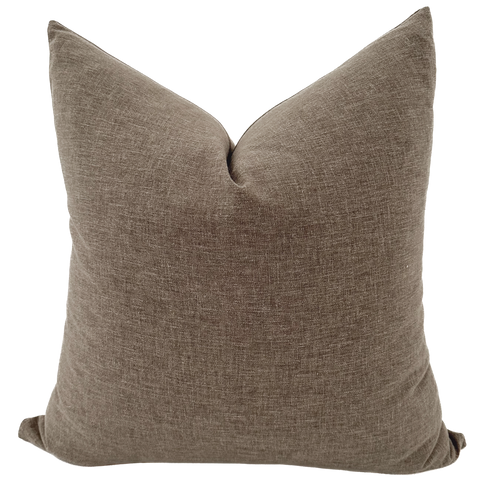 Liman | Washed Chocolate Pillow Cover