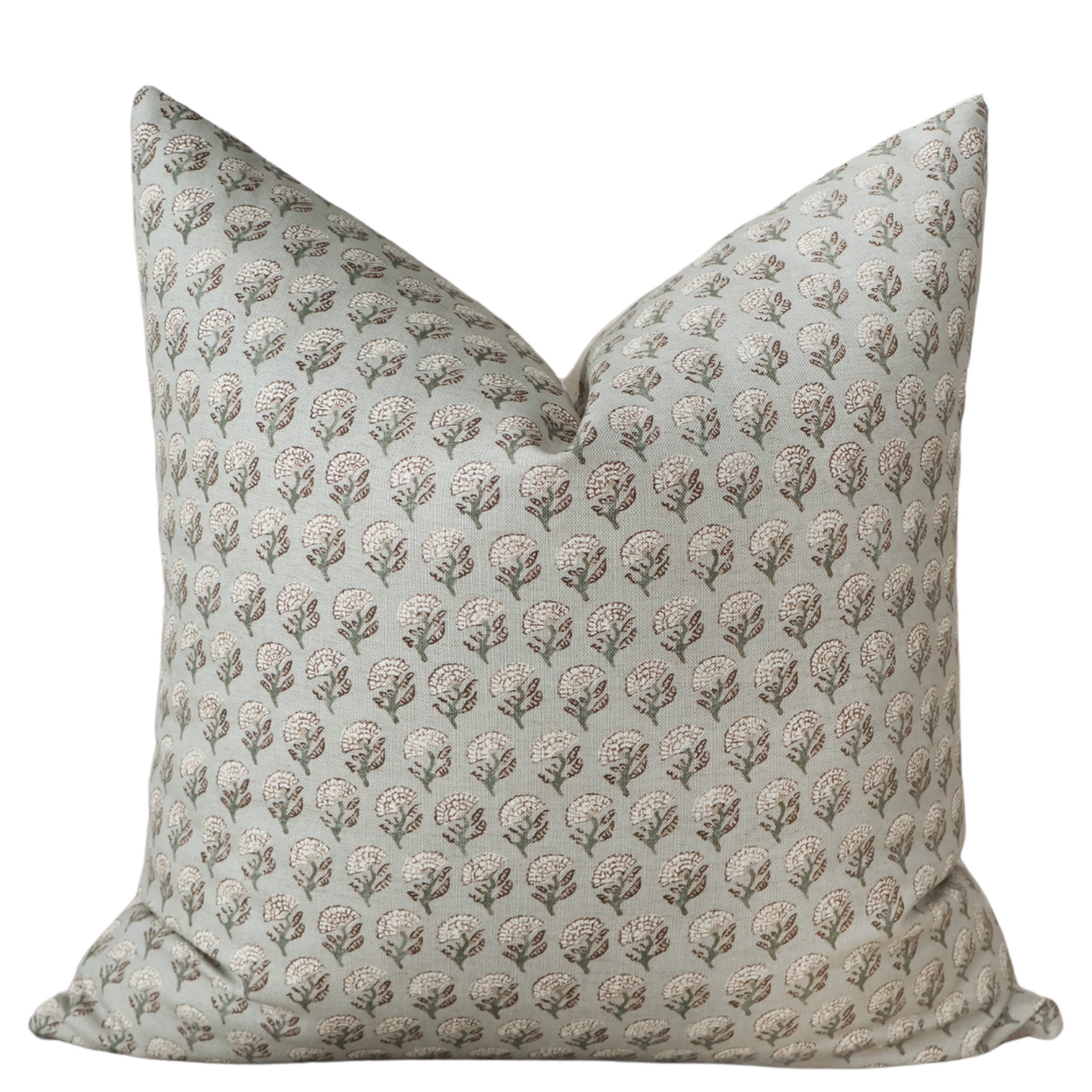 Meadow Bloom | Light Green Pillow Cover