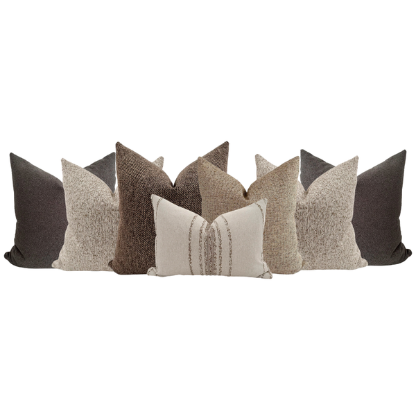 Sectional Pillow Combo 'Modern Earth'