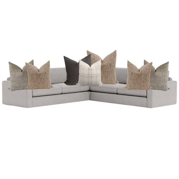 Sectional Pillow Combo 'Warm & Cozy'