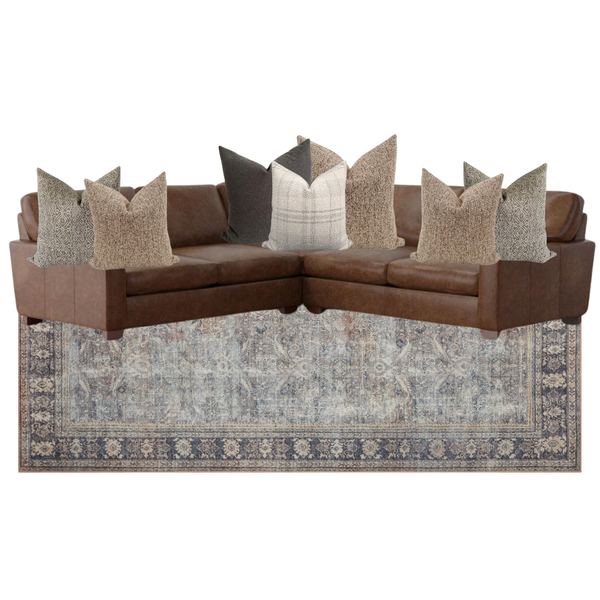 Sectional Pillow Combo 'Warm & Cozy'