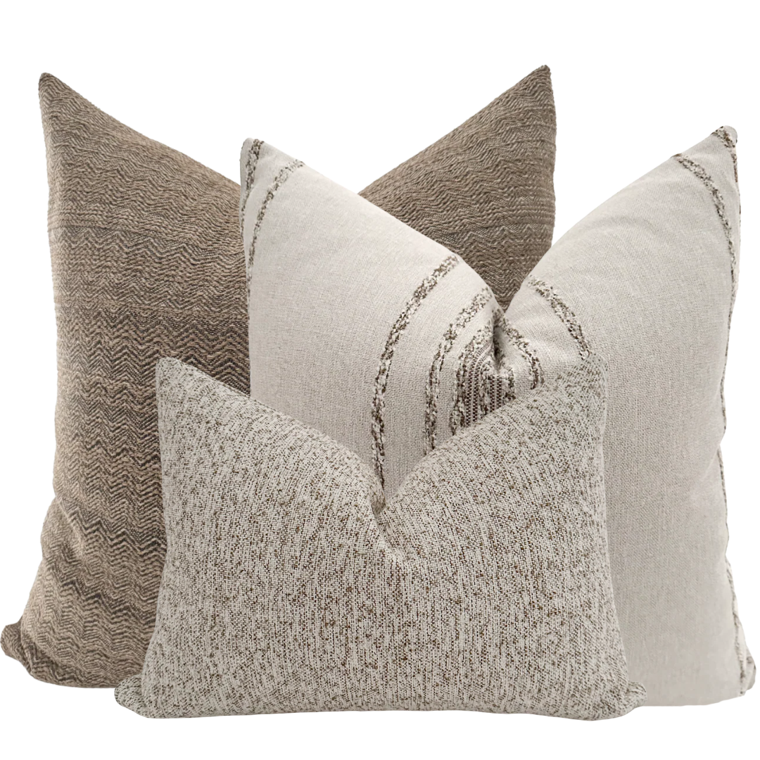 Naturally Neutral Pillow Cover Set