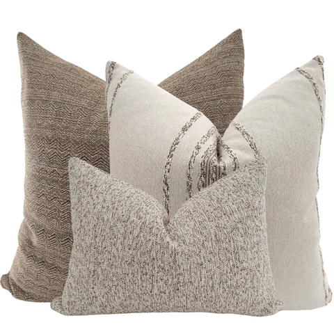Naturally Neutral Pillow Cover Set