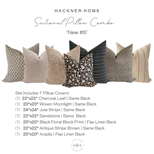 Sectional Pillow Combo 'NEW #6'