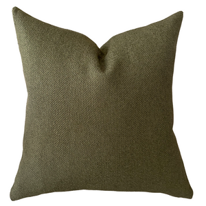 Olive Green Jumper Pillow Cover