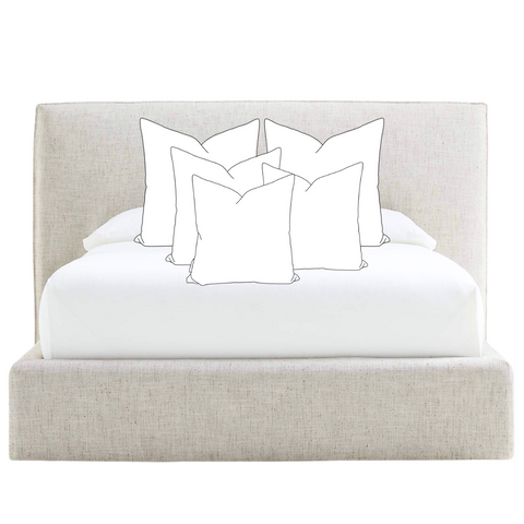 'Paradise' Bed Pillow Inserts Combo