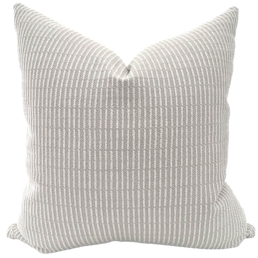 Pebble Gray Outdoor Pillow Cover