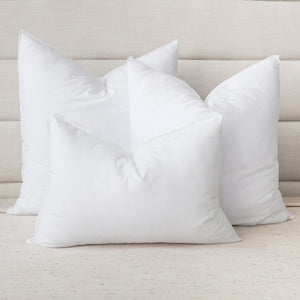 Pillow Insert Set of 3 with Lumbar