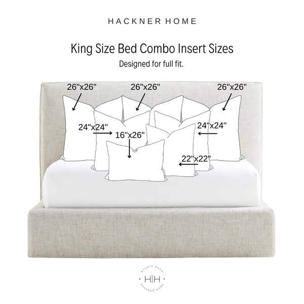 'Sleeping Beauty' Bed Pillow Inserts Combo