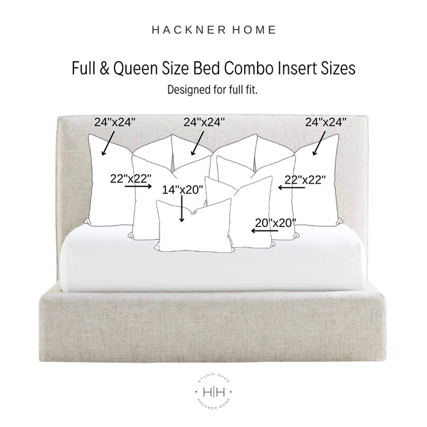 'Sleeping Beauty' Bed Pillow Inserts Combo