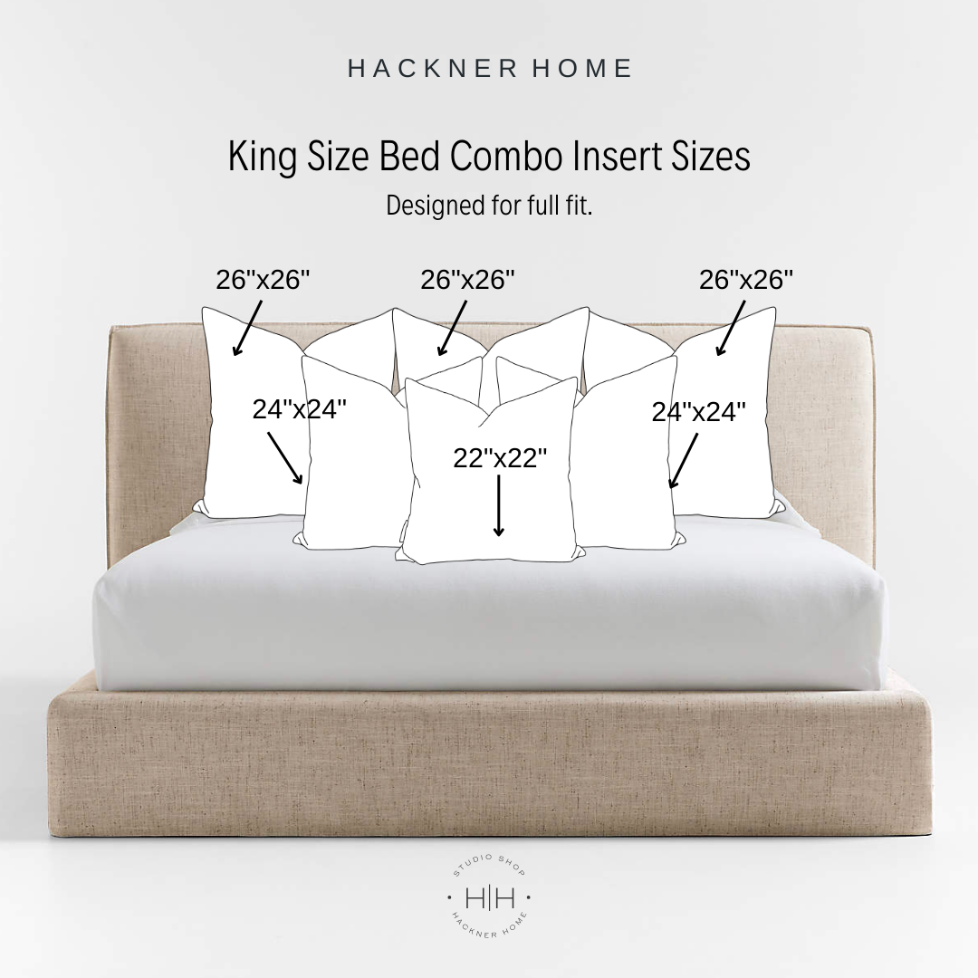 Pillow size for full bed best sale