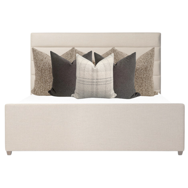 Bed Pillow Combo 'Rustic Yet Elegant'