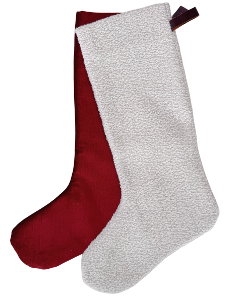 Santa Baby Christmas Stocking Set of Two