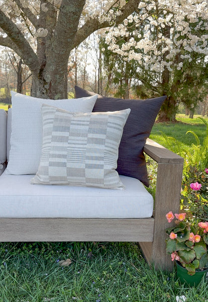 Offset Indoor/Outdoor Pillow Cover