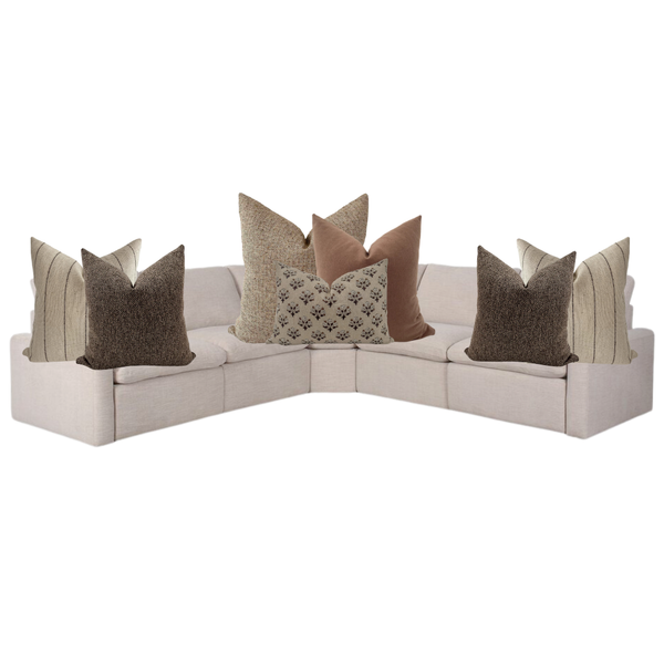 Sectional Pillow Combo 'Autumn's Rest'