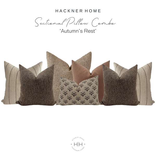 Sectional Pillow Combo 'Autumn's Rest'