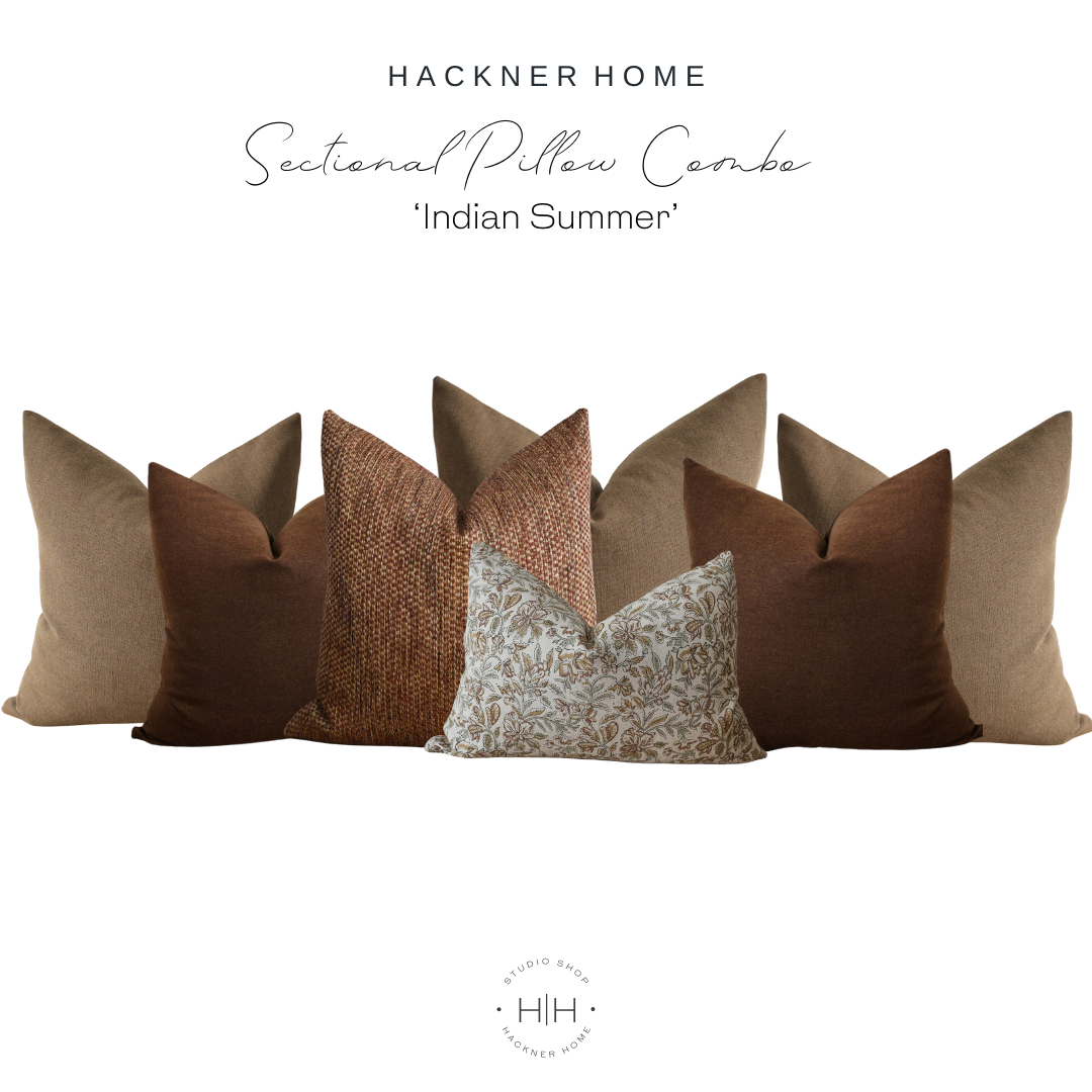 Sectional Pillow Combo 'Indian Summer'