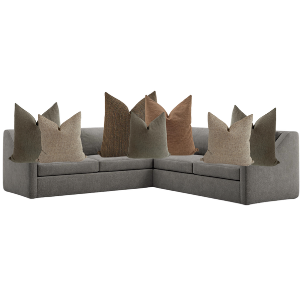 Luxury sectional pillow combinations, High-end throw pillow sets for sectionals, Designer pillow arrangements for sectional sofas, Premium decorative pillow combos,  Upscale sectional pillow styling ideas, Custom luxury pillow sets for sectionals, Elegant throw pillow combinations, Modern designer pillow sets for sectionals, High-quality pillow arrangements, Sophisticated sectional pillow decor