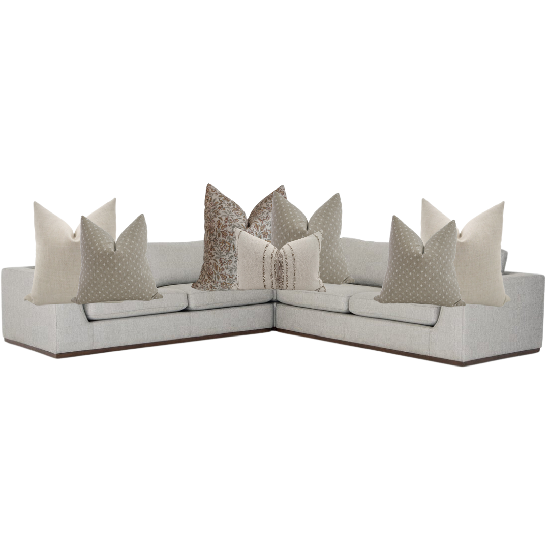 Sectional Pillow combo 'Soft Transitions'