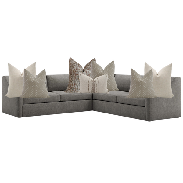 Sectional Pillow combo 'Soft Transitions'