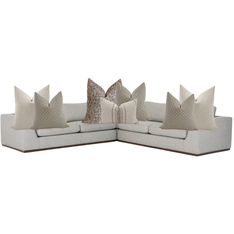 Sectional Pillow combo 'Soft Transitions'