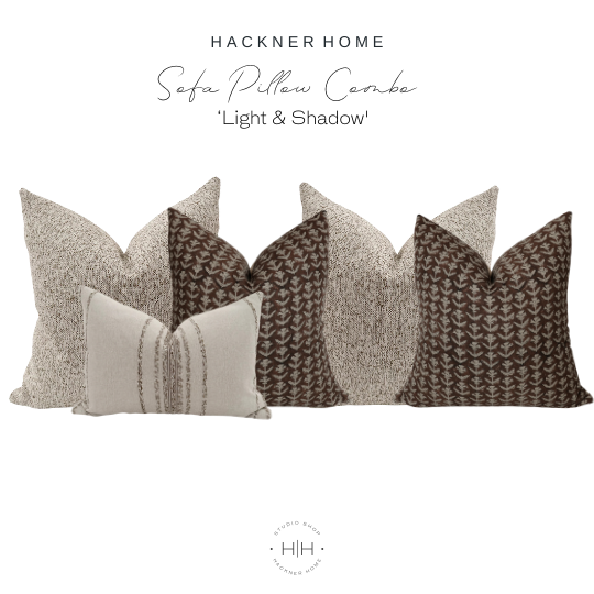 Sofa Pillow Combo 'Light & Shadow'