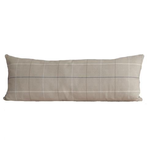 Soft Windowpane Pillow Cover 14x36