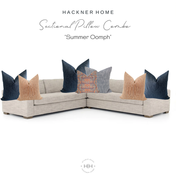 Sectional Pillow Combo 'Summer Oomph'