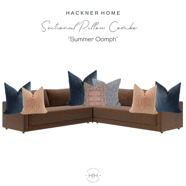 Sectional Pillow Combo 'Summer Oomph'